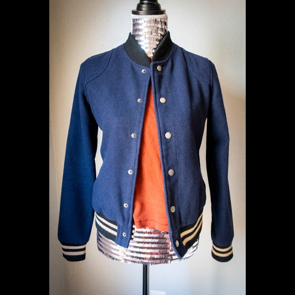 🔥3/$12 BDG Urban Outfitters Varsity Jacket Sz S